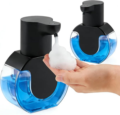 2Pack Automatic Soap Dispenser Touchless, Rechargeable Foaming Soap Dispenser