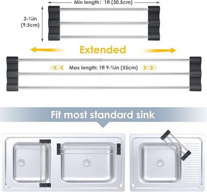 Tomorotec Adjustable Over-The-Sink Kitchen Rack