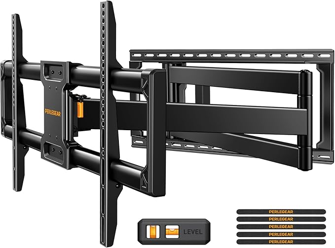 Perlegear Long Arm Full Motion TV Wall Mount