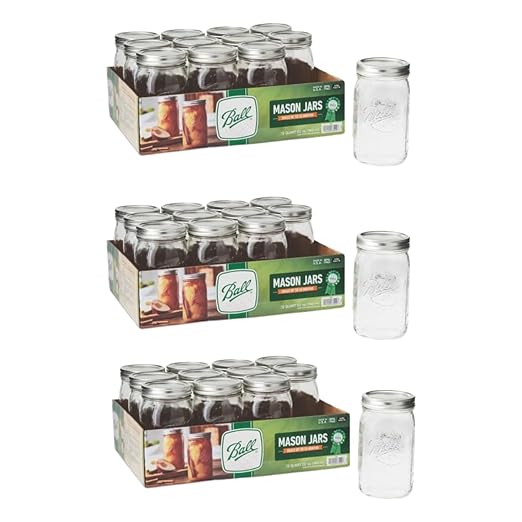 Ball Wide Mouth Glass Mason Jars