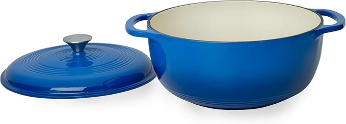 Mercer Culinary Enameled Cast Iron Round Dutch Oven, 6 qt.