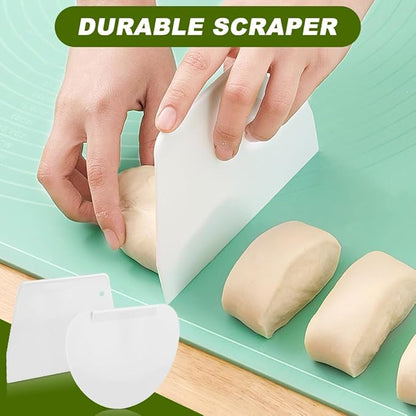 6PCS Round Cookie Cutters Set, Stainless Steel Biscuit Cutters