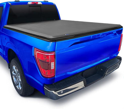 Tyger Auto T1 Soft Roll Up Truck Bed Tonneau Cover Compatible with 2009-2014 Ford F-150 | Styleside 5.5' Bed (66") | TG-BC1F9022 , Black