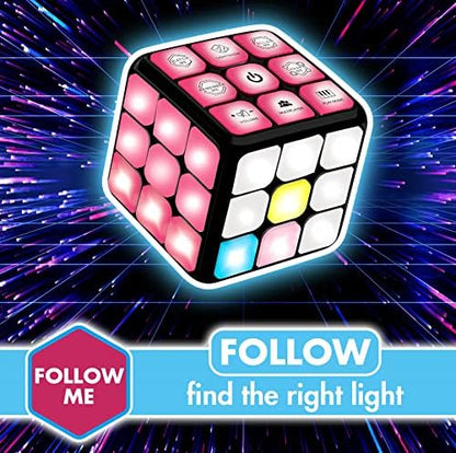 UNIQUE KIDS Flashing Cube Electronic Memory & Brain Game | 7-in-1 Handheld Game for Kids | STEM Toy for Boys & Girls | Fun Gift Toy for Ages 6-12