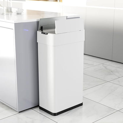TLSUNNY 21.1 Gallon Automatic Trash Can, Stainless Steel Motion Sensor Garbage