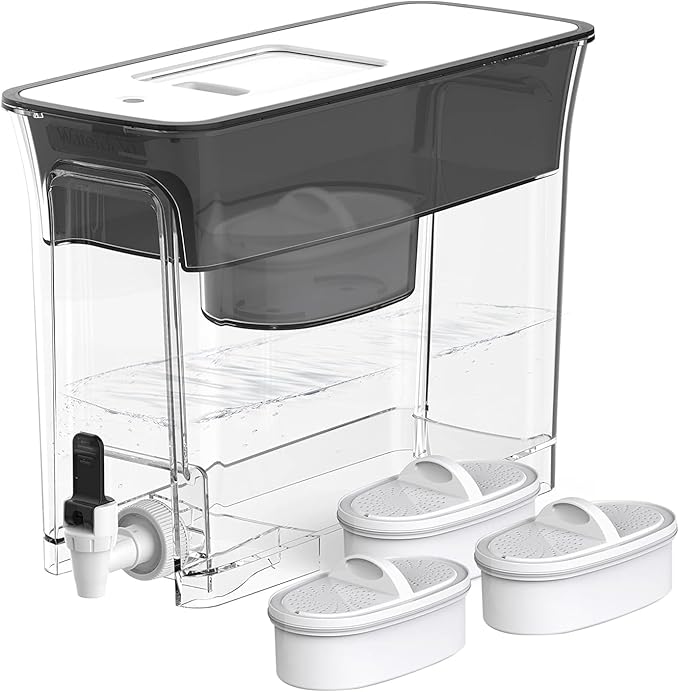 Waterdrop 35-Cup Slim Water Filter Dispenser, Large Capacity Water Filter