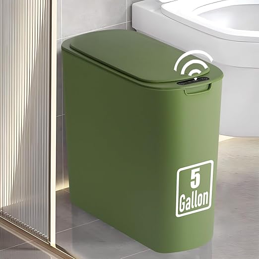 TIPGO 5 Gallon Motion Senor Bathroom Trash Can