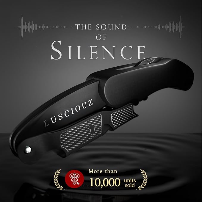 Zero Resistance Corkscrew Silent Wine Bottle Opener Waiters Corkscrew Wine Key Made in Japan