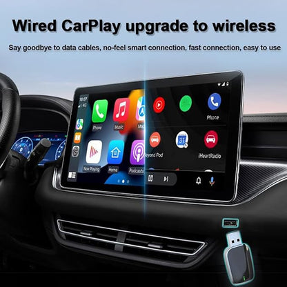 Wireless Android Auto Adapter for VW Spacefox 2016,Converts Wired to Wireless Stable Connection Mini Size Accessories(Android 11+ Only),A