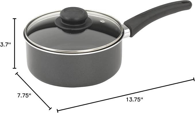 GoodCook Everyday Nonstick Sauce Pan w/Lid, 2 Quart