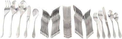 Knork Original Flatware Set, Silver Matte