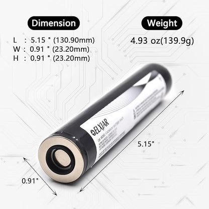 (2-Pack) 3.6V 1800mAh Ni-CD Rechargeable Battery Pack Replacement for Streamlight Stinger DS LED HP XT 75175 75375 PolyStinger Pelican M9 Flashlight