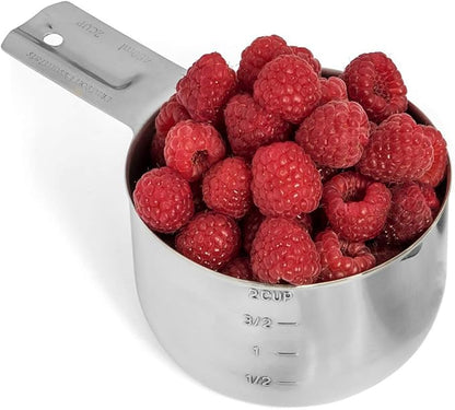 Hudson Essentials Stainless Steel Measuring Cups and Spoons Set