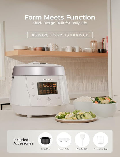 CUCKOO High Pressure Rice Cooker 10-Cup Uncooked / 20-Cup Cooked