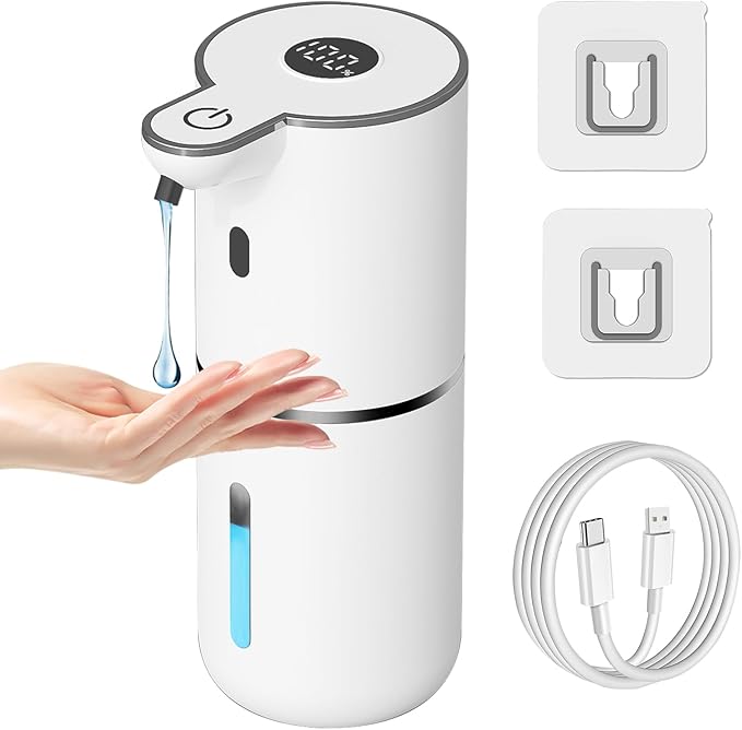OHIFAST Automatic Liquid Soap Dispenser Touchless, USB Rechargeable Smart Hand