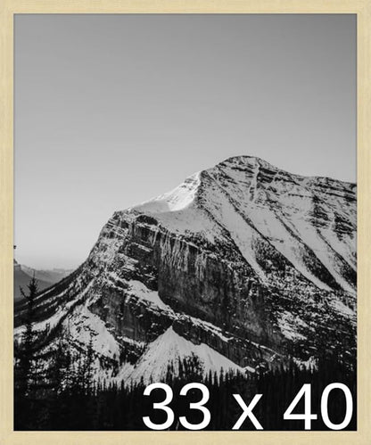 Frame It Easy 33 x 40 Wheat Wood Frame