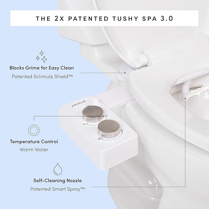TUSHY Spa Warm Water Bidet Attachment