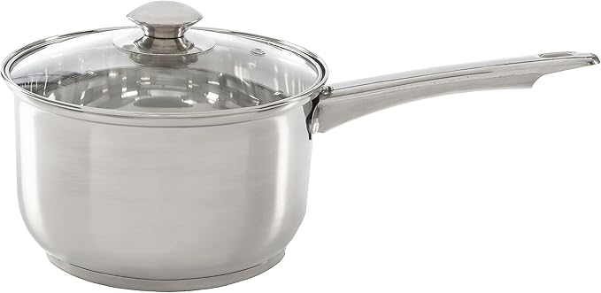 Ecolution Stainless Steel Sauce Pan, Encapsulated Induction Ready Cooking Pot