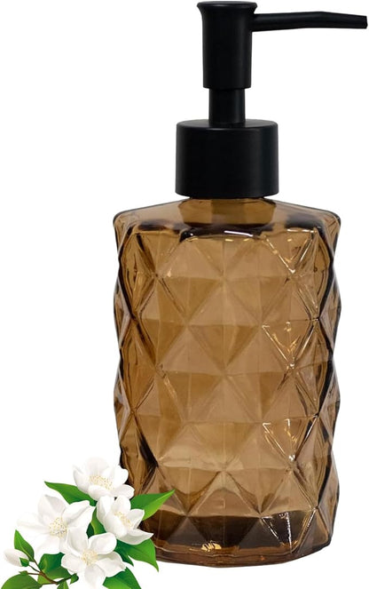 12Oz Small Glass Soap Dispenser