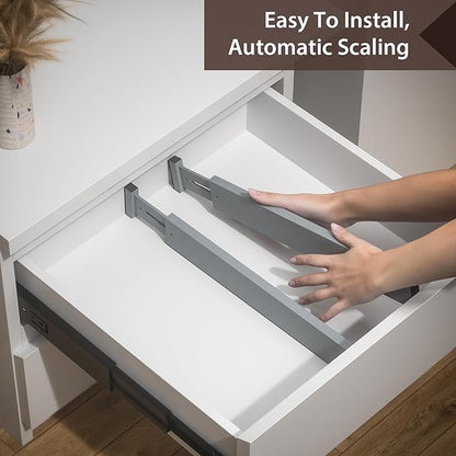 4 PCS Drawer Divider, Expandable Separators