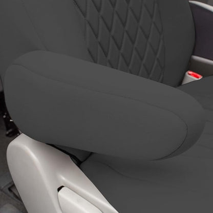 FH Group Custom Fit Car Seat Covers Specifically Made for 2011-2020 Toyota Sienna 7-8 Seater with Ultraflex Neoprene Water Resistant Automotive Seat Covers - Front Set Black