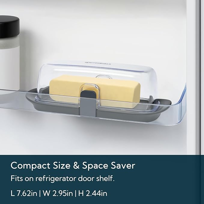 KITCHENDAO One-handed Airtight Butter Dish
