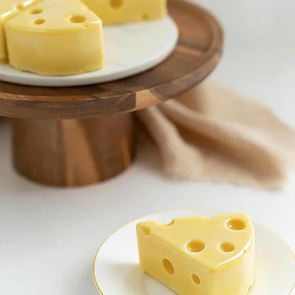Cheese Silicone Molds for Mousse Cake, 8-Cavity 3D Cheese Cake Baking Tray for