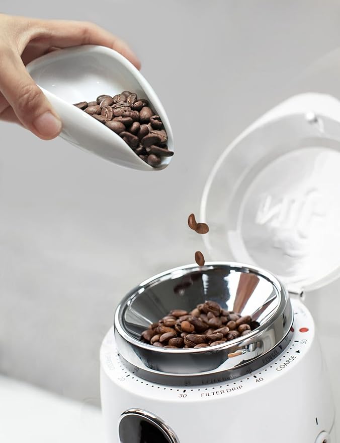 Coffee Bean Dosing Cup and Spray Bottle Set, Ceramic Single Dosing Tray