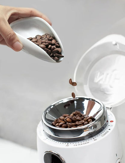 Coffee Bean Dosing Cup and Spray Bottle Set, Ceramic Single Dosing Tray