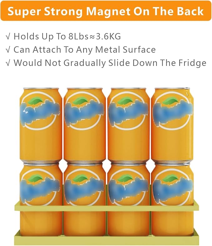 Magnetic Spice Rack For Refrigerator Magnetic Fridge Shelf For Kitchen Spice