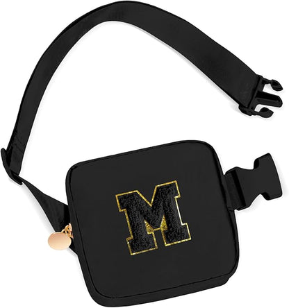 Birthday Gifts for 2 3 4 5 6 7 8 9 10 11 Year Old Girls - Mini Fanny Pack Cute Crossbody Bag Belt Bag Trendy Stuff,Graduation Gifts for Girls Teens Kids Daughter Sister Her - Black,M