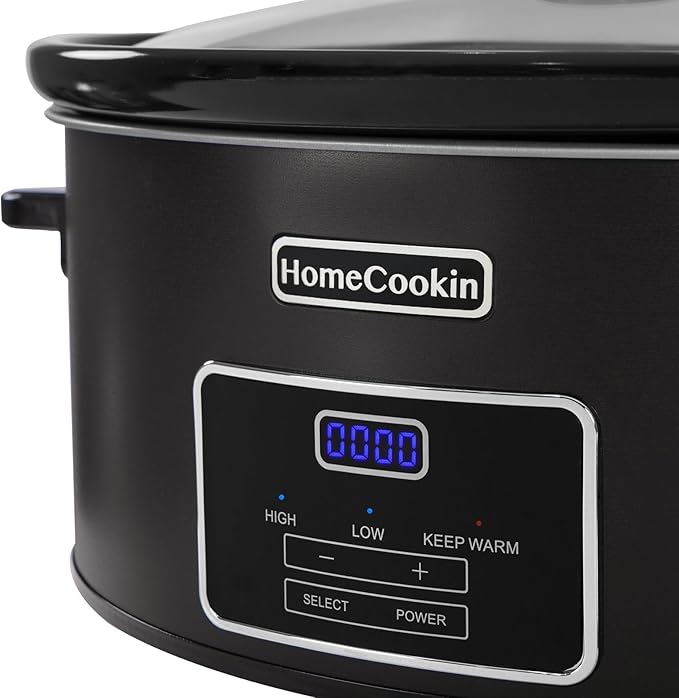 HOMECOOKIN 8 Quart Programmable Slow Cooker, Kitchen Appliances, Perfect