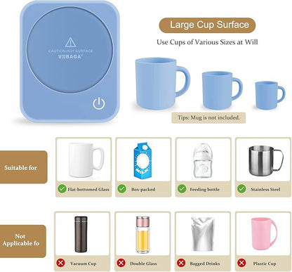 VOBAGA Coffee Mug Warmer for Desk