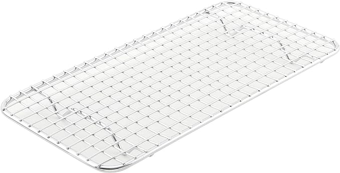 Winco Pan Grate, 5-Inch by 10 1/2-Inch, Third Size