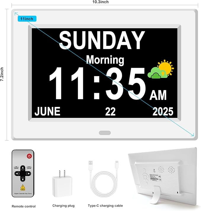 11'' Large Display Digital Clock