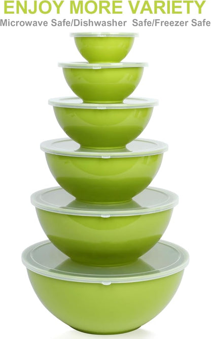 BoxedHome BPA Free Plastic Round Mixing Bowl