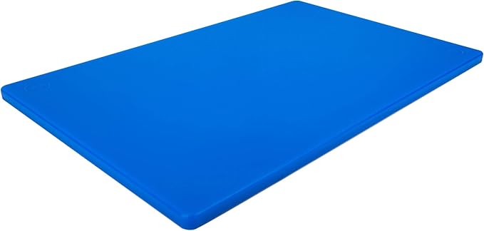 Thirteen Chefs Large 18 x 12 Blue Cutting Board