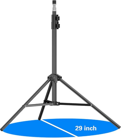 EMART 7 Ft Light Stand for Photography, Portable Photo Video Lighting Tripod with Carry Case for Speedlight, Flash, Softbox, Strobe, Camera, Selfie, Photographic Portrait -1 Pack