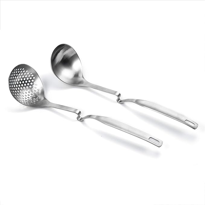 IMEEA Hot Pot Ladle Set Slotted Spoons