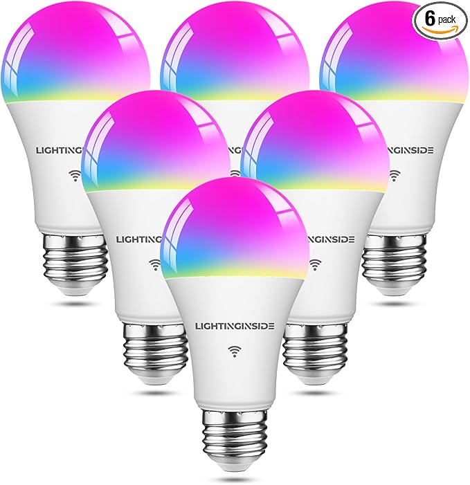 Lightinginside Smart Light Bulbs 100W Equiv., 1350LM 11W Smart Bulb Works