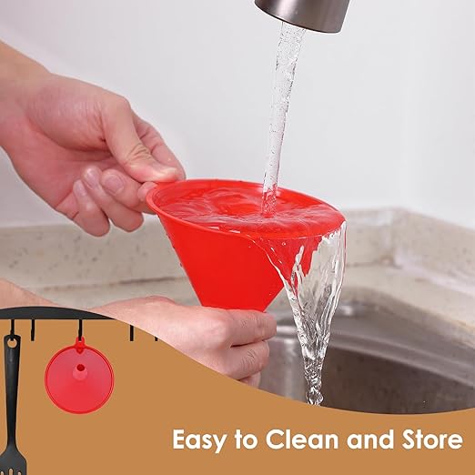 4 PCS Plastic Kitchen Funnel Set