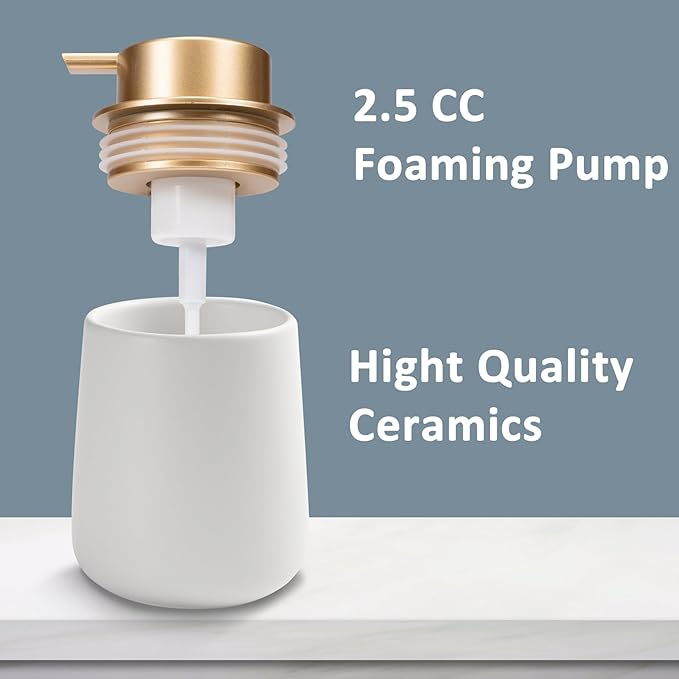 Soap Foaming Dispenser Ceramic