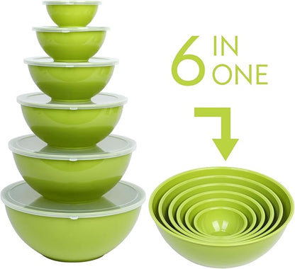 BoxedHome BPA Free Plastic Round Mixing Bowl