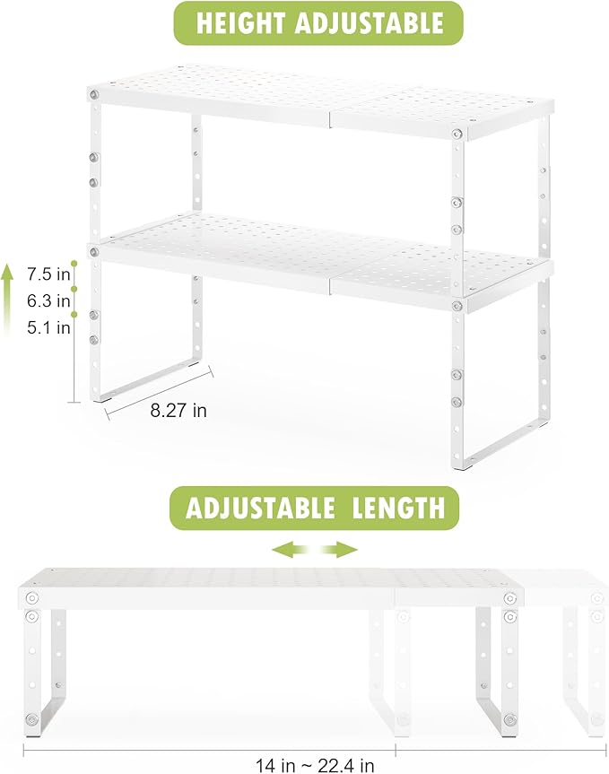 RUILALIFE Expandable Cabinet Organizer Shelf