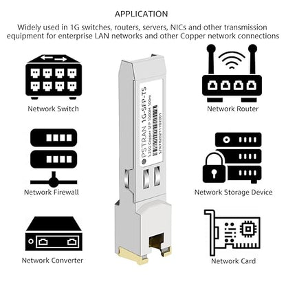 OPSTRAN 10/100/1000BASE-T SFP RJ45 Copper Transceiver Module Compatible
