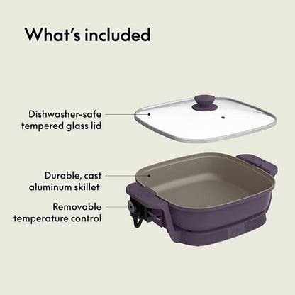 bella Make & Take Electric Skillet, Fits-anywhere™ kitchenware, EverGood™