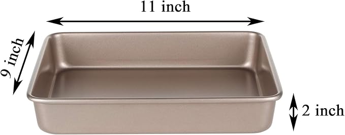 11 Inch Baking Sheets Pan Nonstick Set of 2, Walooza Cookie Sheet Replacement