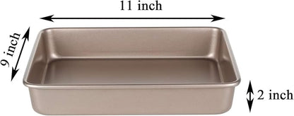 11 Inch Baking Sheets Pan Nonstick Set of 2, Walooza Cookie Sheet Replacement