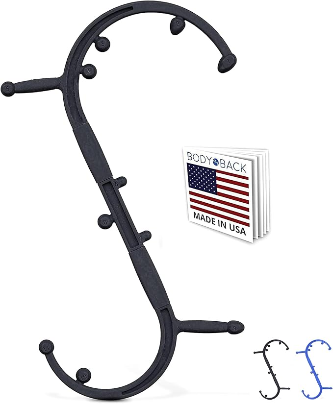 Body Back Buddy Elite – USA Made – Trigger Point Massage Tool, Shoulder Neck