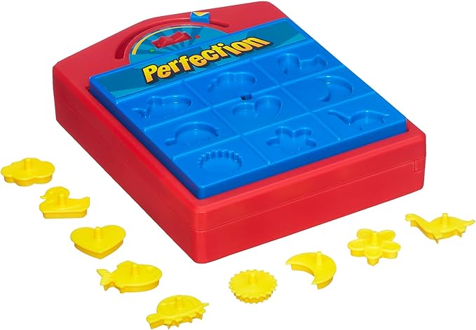 Hasbro Gaming Perfection Game for Kids | Popping Shapes and Pieces | Preschool Board Games for Clasroom | Back to School Gifts | Ages 4+ (Amazon Exclusive)